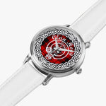 Hogg Scottish Clan Tartan Crest Badge Silver Automatic Watch Size 46mm