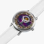 Scottish Wardlaw Celtic Ring Silver Automatic Watch Size 46mm