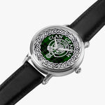 Scottish Graham Modern Clan Tartan Crest Badge Silver Automatic Watch Size 46mm