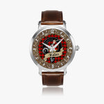 Scottish Wallace Celtic Circle Silver Automatic Watch Size 46mm