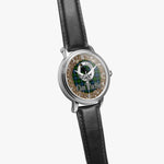 Scottish MacKie Celtic Circle Silver Automatic Watch Size 46mm