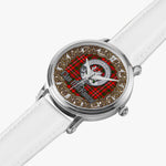 Scottish MacKinnon Celtic Circle Silver Automatic Watch Size 46mm