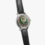 Scottish Pringle Celtic Circle Silver Automatic Watch Size 46mm