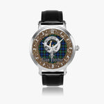 Scottish Fletcher Celtic Circle Silver Automatic Watch Size 46mm