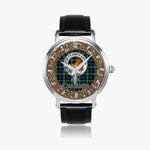Scottish Baillie Celtic Circle Silver Automatic Watch Size 46mm
