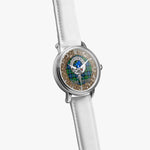 Scottish Forsyth Celtic Circle Silver Automatic Watch Size 46mm