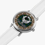 Scottish MacKie Celtic Circle Silver Automatic Watch Size 46mm