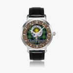 Scottish Purves Celtic Circle Silver Automatic Watch Size 46mm