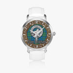 Scottish Lockhart Celtic Circle Silver Automatic Watch Size 46mm