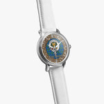 Scottish Falconer Celtic Circle Large Silver Automatic Watch Size 46mm
