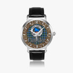 Scottish Weir Celtic Ring Silver Automatic Watch Size 46mm