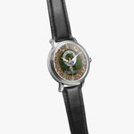 Scottish Bisset Celtic Circle Silver Automatic Watch Size 46mm
