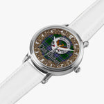 Scottish Wishart Celtic Circle Silver Automatic Watch Size 46mm