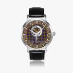 Scottish Carnegie Celtic Circle Silver Automatic Watch Size 46mm