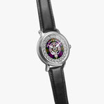 MacDonald of Glengarry Scottish Clan Tartan Crest Badge Silver Automatic Watch Size 46mm