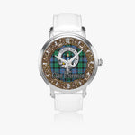 Scottish Morrison Celtic Circle Silver Automatic Watch Size 46mm