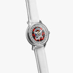 Marjoribanks Scottish Clan Tartan Crest Badge Silver Automatic Watch Size 46mm