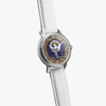 Scottish Fleming Celtic Circle Large Silver Automatic Watch Size 46mm