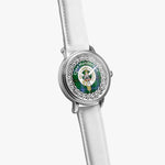 Henderson Scottish Clan Tartan Old Silver Automatic Watch Size 46mm