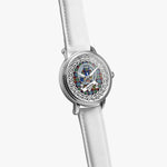 Stirling Scottish Clan Tartan Crest Badge Silver Automatic Watch Size 46mm