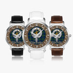 Scottish Forbes Celtic Circle Silver Automatic Watch Size 46mm