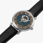 Scottish MacCorquodale Celtic Circle Silver Automatic Watch Size 46mm