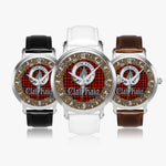 Scottish Haig Celtic Circle Silver Automatic Watch Size 46mm