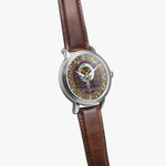 Scottish Carnegie Celtic Circle Silver Automatic Watch Size 46mm