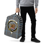 Gladstone Tartan Crest Backpack, Minimalist Backpack Gift Back To School