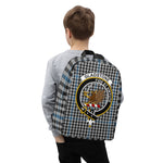 Gladstone Tartan Crest Backpack, Minimalist Backpack Gift Back To School