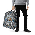 Gladstone Tartan Badge Backpack, Minimalist Backpack Gift Back to School