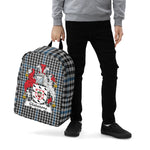 Gladstone Family Crest Tartan Backpack, Minimalist Backpack, Gift Back To School