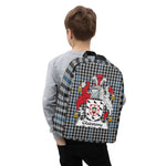 Gladstone Family Crest Tartan Backpack, Minimalist Backpack, Gift Back To School