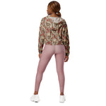Women’s cropped windbreaker Skulls and Roses Flowers Summer Rose Women's Cropped Windbreaker Jacket