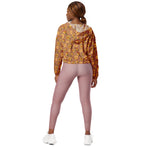 Women’s cropped windbreaker Yellow Roses Summer Rose Women's Cropped Windbreaker Jacket