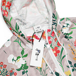 Women’s cropped windbreaker Pretty Flower Watercolor Floral Botanical Summer Rose Women's Cropped Windbreaker Jacket