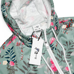 Women’s cropped windbreaker Soft Rose Flower Pink Summer Rose Women's Cropped Windbreaker Jacket
