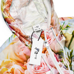 Women’s cropped windbreaker Summer Bouquets of Flowers Summer Rose Women's Cropped Windbreaker Jacket