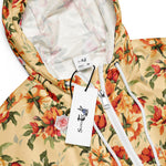 Women’s cropped windbreaker Vintage Floral pattern with Roses Watercolor Summer Rose Women's Cropped Windbreaker Jacket