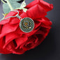 Scottish MacKenzie #2 Ancient Clan Tartan Circle Necklace - Crest Classic
