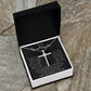 To My Soulmate - You Are My Life, My Love, And My Best Friend Mother's Day Necklace Mother's Day CZ Cross Necklace
