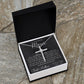To My Mom Necklace, To My Beautiful Mom Necklace, Mother's Day Gift For Mom From Son, Thank You Mom Mother's Day CZ Cross Necklace