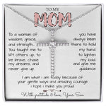 To My Mom Necklace To A Woman Of Wisdom Gift For Mom From Son Mother's Day Eternal Hope Necklace
