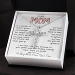 To My Mom Necklace To A Woman Of Wisdom Gift For Mom From Son Mother's Day Eternal Hope Necklace