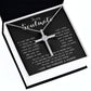 To My Soulmate - You Are My Life, My Love, And My Best Friend Mother's Day Necklace Mother's Day CZ Cross Necklace