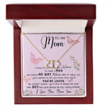 To My Mom Necklace Gift From Son Mother's Day Everlasting Love Necklace