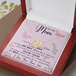 To My Mom Necklace Gift From Son Mother's Day Everlasting Love Necklace