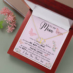 To My Mom Necklace Gift From Son Mother's Day Everlasting Love Necklace