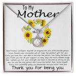 Mom Necklace, To My Mother Necklace Gift For Mom, Mother's Day Necklace From Daughter Son Mother's Day Eternal Hope Necklace