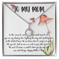 Mom Necklace, Gift Necklace For Mom Always Love You, Mother Necklace Mother's Day Eternal Hope Necklace